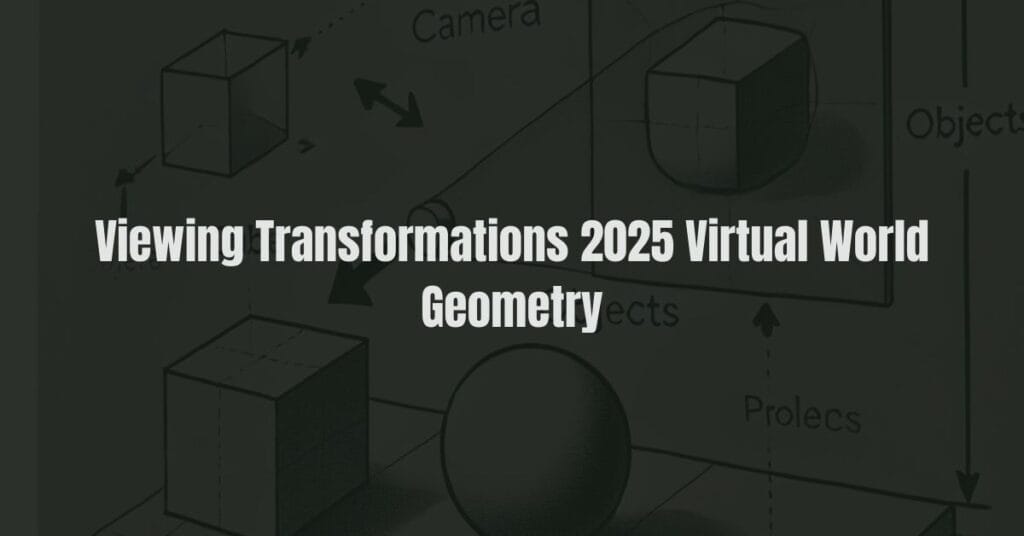 Viewing Transformations 2025 Virtual World Geometry